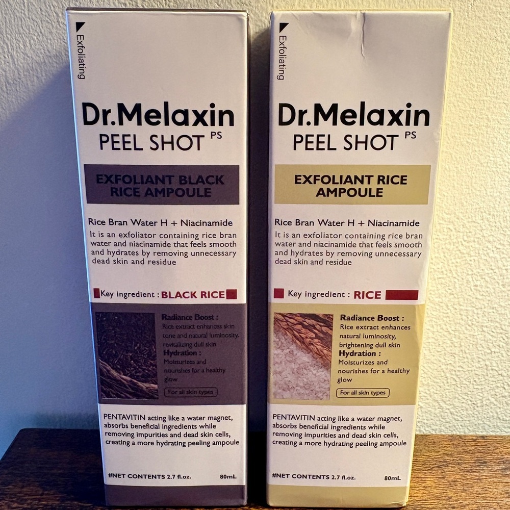 Dr. Melaxin Exfoliant Peel Shot Set Duo Set